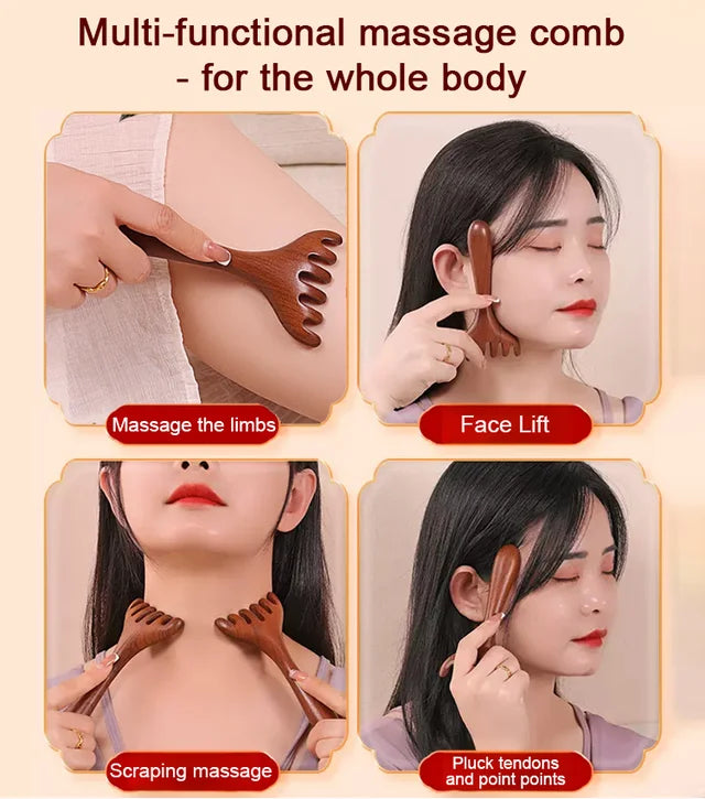 High Quality Sandalwood Meridian Massager | Buy 1 Get 1 Free