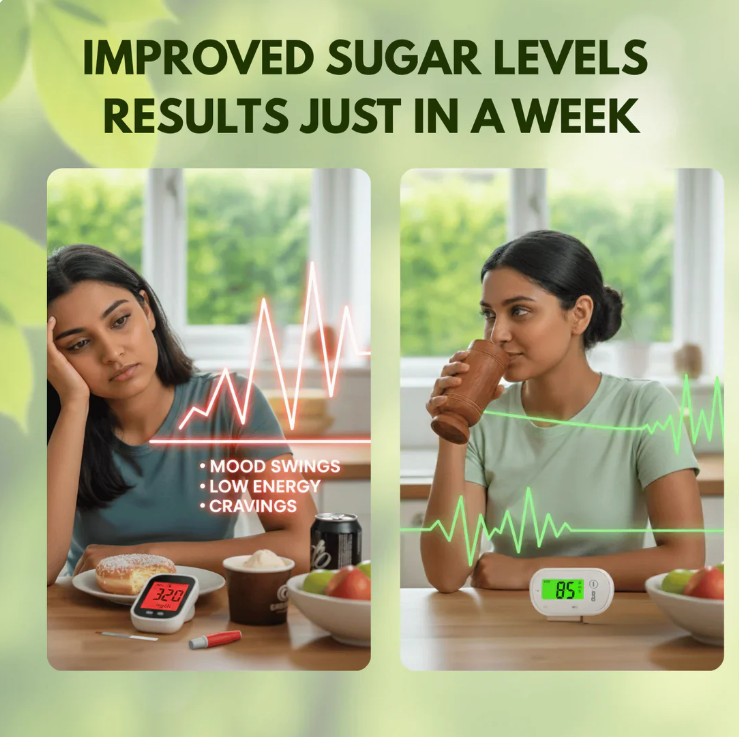 Kitflix Sugar Balance Wooden Water Glass
