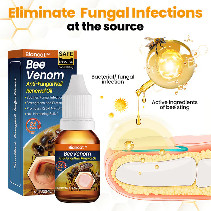 Antifungal Nail Revitalizing Oil with Bee Venom