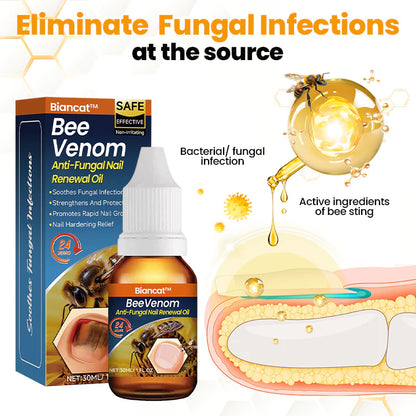 Antifungal Nail Revitalizing Oil with Bee Venom