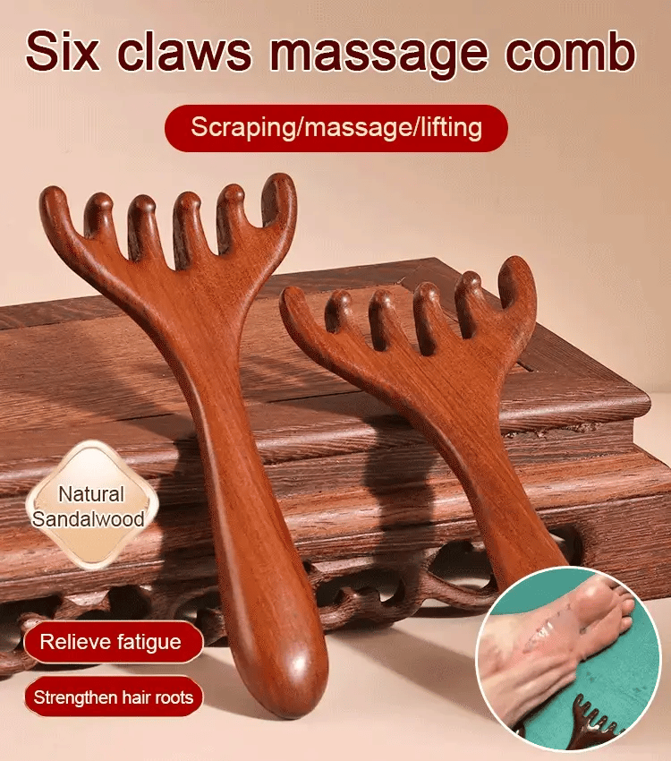 High Quality Sandalwood Meridian Massager | Buy 1 Get 1 Free