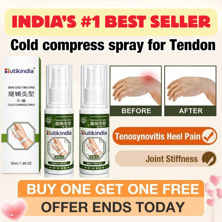 Fast Acting Tenosynovitis & Heel Pain Spray – Joint, Muscle & Finger Relief | BUY 1 GET 1 FREE Offer