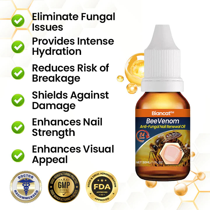 Antifungal Nail Revitalizing Oil with Bee Venom