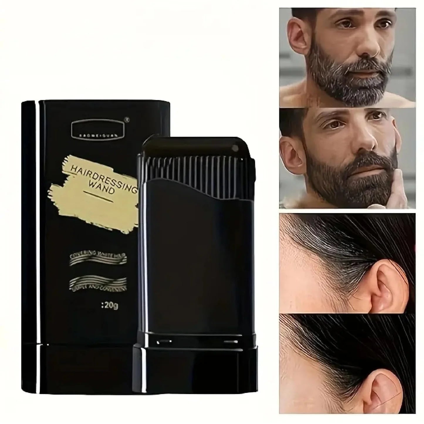 New Hair Color Comb Stick Black | Waterproof & Sweat-Proof