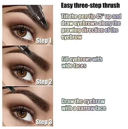 Waterproof 4 Points Long Lasting Eyebrow Pen - BUY 1 GET 1 FREE