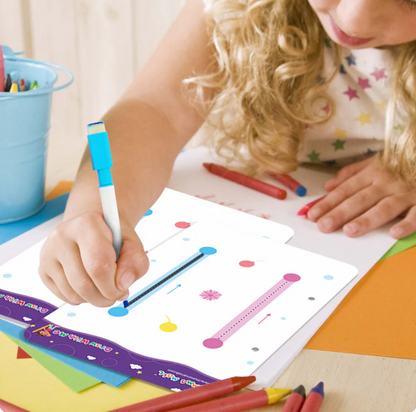 68 Pages Reusable Tracing Line book to improve HAND WRITING For kids + (FREE Learning 2000+ pages PDF worksheet for kids📚 )