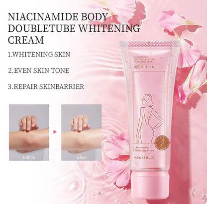 Niacinamide Body Double Tube Whitening Cream 100grams