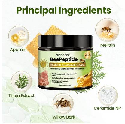 ✅Kitflix® BeePeptide RootSoft DualRelief Cream⚕️ ( Buy 1 Get 1 Free)