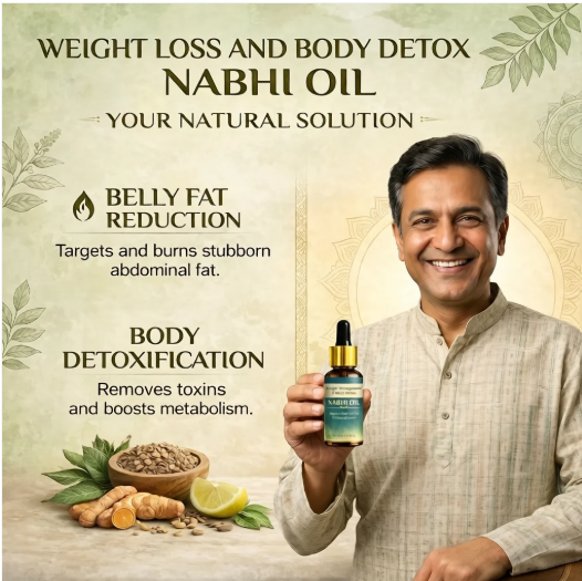 Weight Management and Body Detox Nabhi Oil Pack of 2