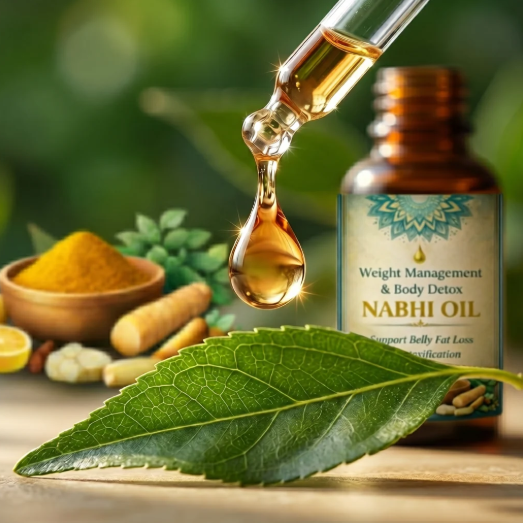 Weight Management and Body Detox Nabhi Oil Pack of 2