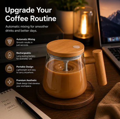 Self Stirring Recharchable Mug.