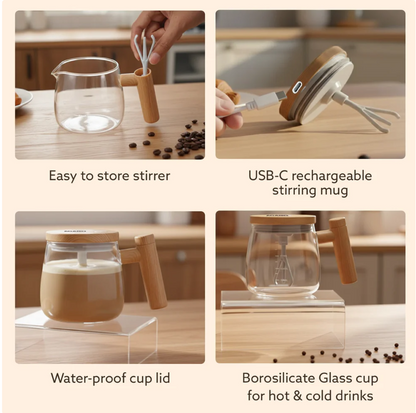 Self Stirring Recharchable Mug.