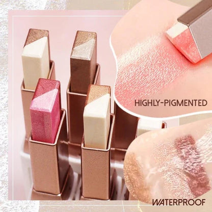 6 Pcs Instant Glow 2-in-1 Eyeshadow Stick, Perfect Makeup