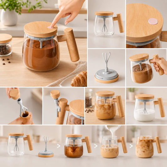 Self Stirring Recharchable Mug.