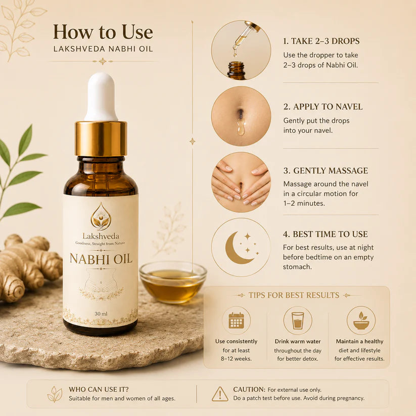 Lakshveda | Balanced Belly Button Oil