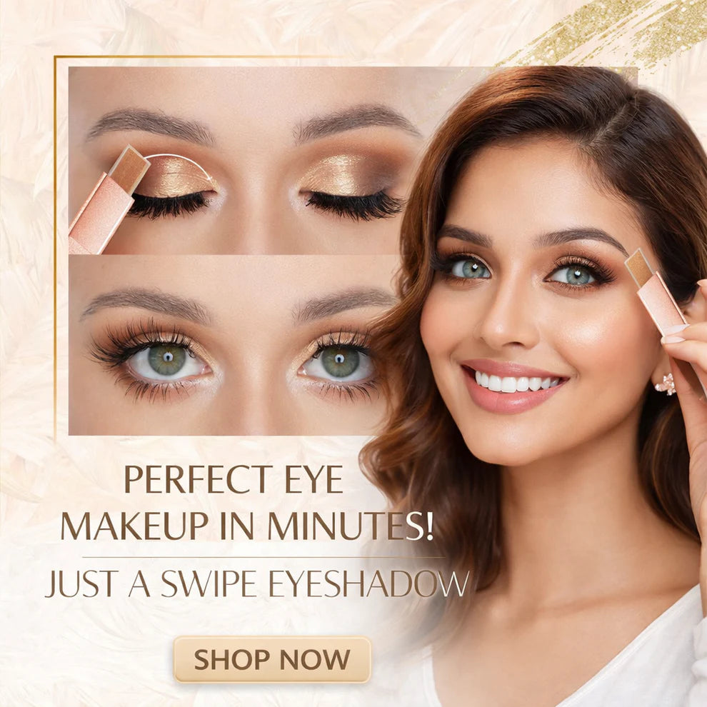 6 Pcs Instant Glow 2-in-1 Eyeshadow Stick, Perfect Makeup
